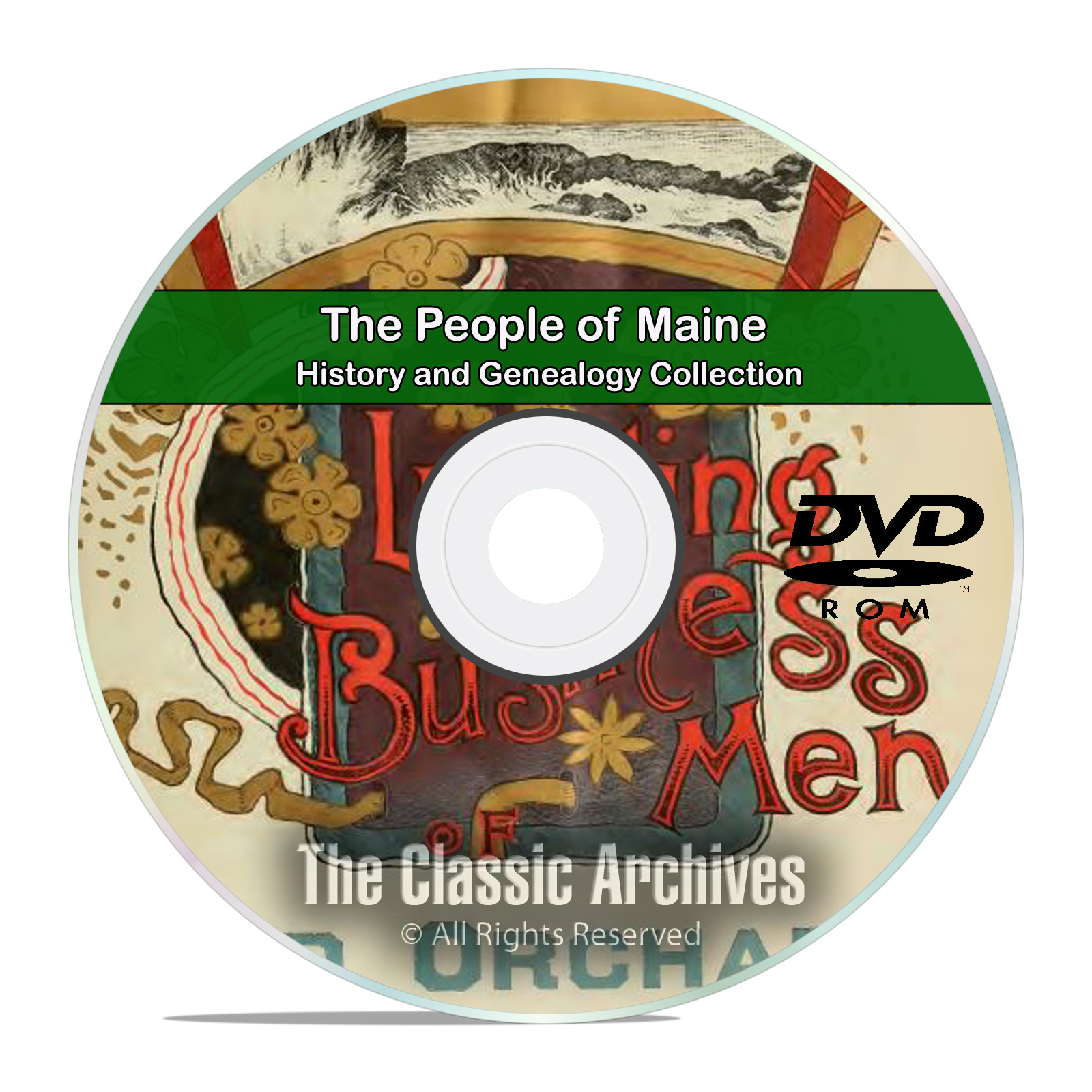 Maine ME, People, Cities and Towns, History and Genealogy 121 Books DVD - Click Image to Close